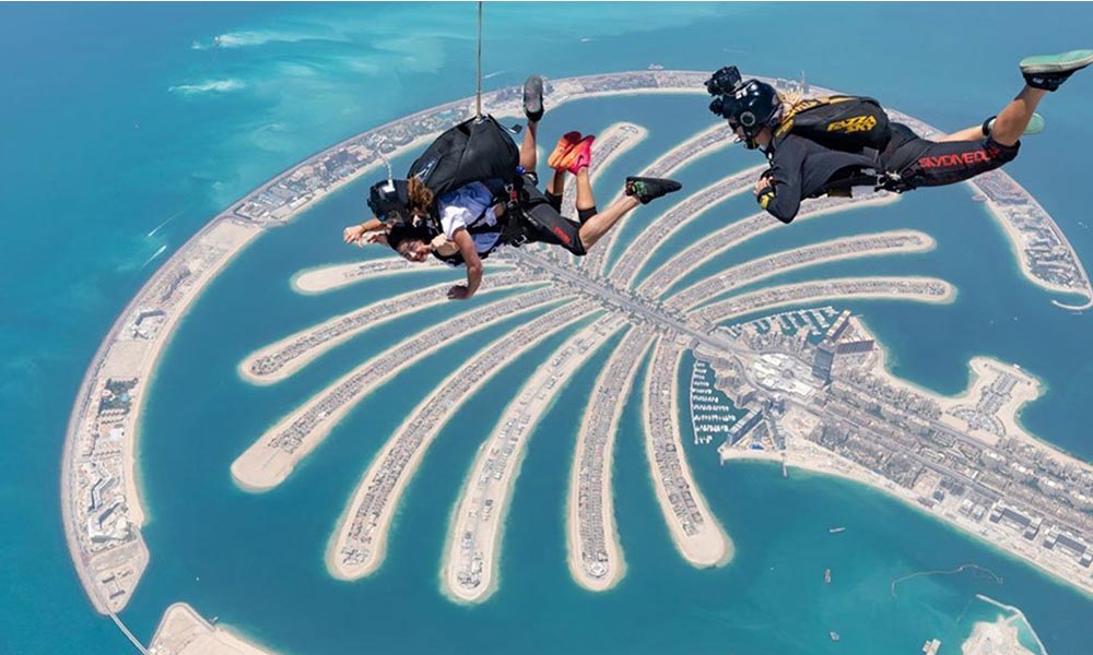SKYDIVE DUBAI - ATTRACTION NEARBY ROVE DUBAI MARINA HOTEL