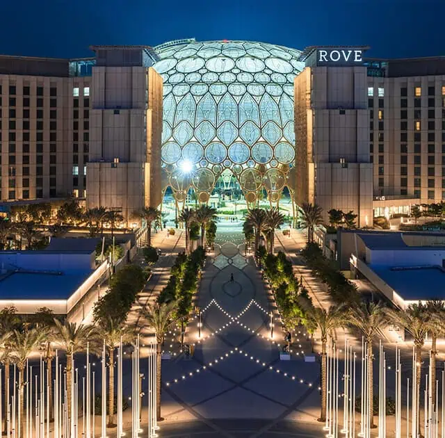Exterior image of Rove Expo City Hotel Near Expo City Attractions in Dubai